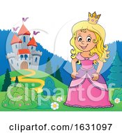Poster, Art Print Of Princess By A Castle
