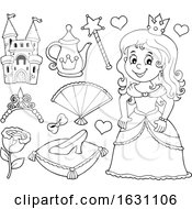 Poster, Art Print Of Princess And Icons
