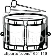 Poster, Art Print Of Black And White St Patricks Day Drum