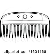 Black And White Horse Comb