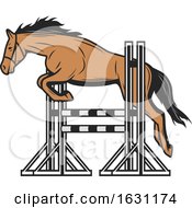 Poster, Art Print Of Equestrian Sports Horse Design