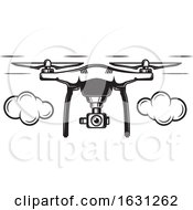 Poster, Art Print Of Black And White Drone