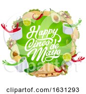 Poster, Art Print Of Happy Cinco De Mayo Greeting And Food