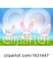 Easter Bunny Background by KJ Pargeter