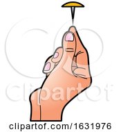 Poster, Art Print Of Hand Holding A Pin