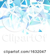 Poster, Art Print Of Abstract Background With A Low Poly Design