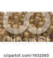 3D Geometric Abstract Background