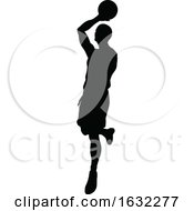 Basketball Player Silhouette by AtStockIllustration