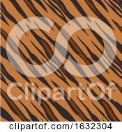 Tiger Animal Print Pattern Seamless Tile