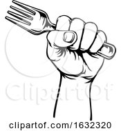 Poster, Art Print Of Hand Holding Fork