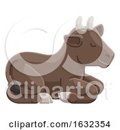 Poster, Art Print Of Cow Animal Cartoon Character