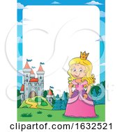 Poster, Art Print Of Princess And Castle Border