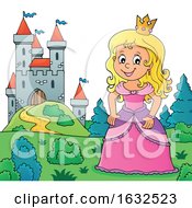 Poster, Art Print Of Princess And Castle