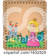 Poster, Art Print Of Princess And Castle Border
