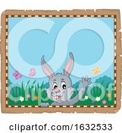 Poster, Art Print Of Easter Bunny Rabbit Border