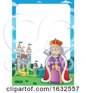 Poster, Art Print Of Queen And Castle Border