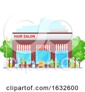 Poster, Art Print Of Hair Salon Building Storefront