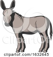 Poster, Art Print Of Retro Donkey