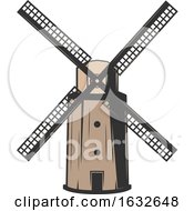Poster, Art Print Of Retro Windmill