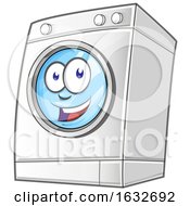 Poster, Art Print Of Happy Washing Machine Mascot