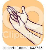 Hands Finger Joint Pain Illustration