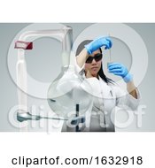 Poster, Art Print Of 3d Doctor In A Laboratory