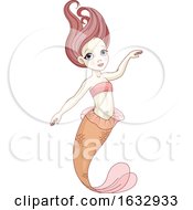 Poster, Art Print Of Swimming Mermaid Girl