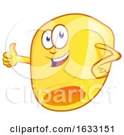 Corn Character Giving A Thumb Up by Domenico Condello