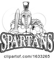 Trojan Spartan Soccer Football Sports Mascot