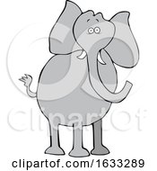 Poster, Art Print Of Cartoon Elephant
