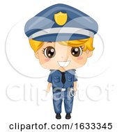Kid Boy Police For Day Illustration by BNP Design Studio