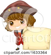 Kid Boy Christopher Columbus Paper Illustration