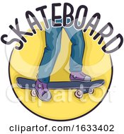 Icon Skateboard Illustration