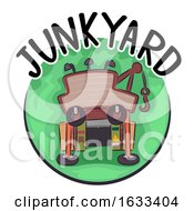 Junkyard Icon Illustration