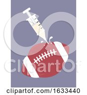 Syringe Sports Steroids Awareness Illustration