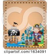 Poster, Art Print Of Pirate Parchment Border
