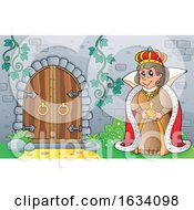 Poster, Art Print Of Queen By A Castle Door