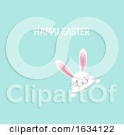 Poster, Art Print Of Cute Easter Bunny Background