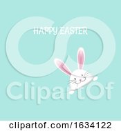 Cute Easter Bunny Background