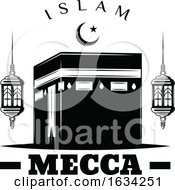 Poster, Art Print Of Black And White Islam Design