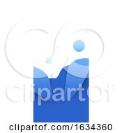 Blue Vertical Website Banner