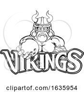 Viking Bowling Sports Mascot