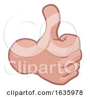 Poster, Art Print Of Thumbs Up Hand Cartoon Icon