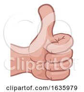 Poster, Art Print Of Thumbs Up Hand Cartoon Icon