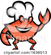 Poster, Art Print Of Cajun Crab Wearing A Chef Hat