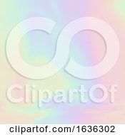 Poster, Art Print Of Unicorn Colour Themed Holograph Background