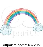 Rainbow And Clouds by visekart