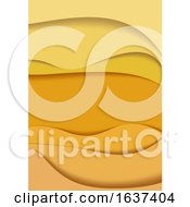 Poster, Art Print Of Abstract Yellow And Orange Flyer Background