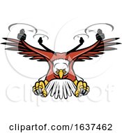Poster, Art Print Of Half Eagle Half Drone Swooping Mascot