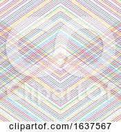 Poster, Art Print Of Pattern Background With A Colourful Striped Design